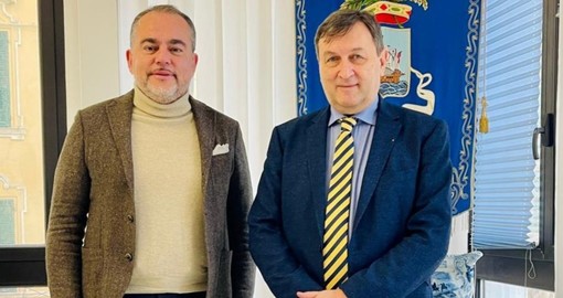Il presidente della Provincia di Savona Pierangelo Olivieri incontra il nuovo Prefetto Carlo De Rogatis