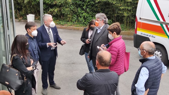 Tovo San Giacomo, al Salone delle Feste è partita l'attività dell'hub vaccinale (FOTO e VIDEO)