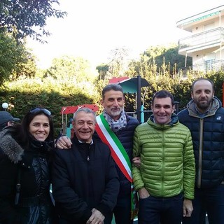 Pietra Ligure inaugura un parco giochi il 31 dicembre come messaggio di speranza (FOTO e VIDEO)