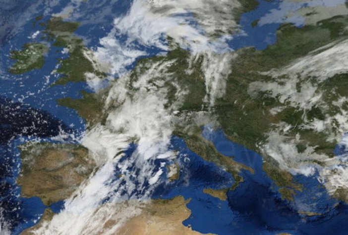 Ecco la perturbazione che, alle 9 è pronta a coprire la Liguria
