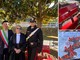 Una panchina rossa a Villanova d’Albenga, la giudice Fiorenza Giorgi: “Tolleranza e rispetto i valori da insegnare ai giovani” (FOTO e VIDEO)