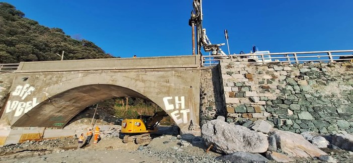 Varazze, prendono il via le opere di consolidamento del ponte sul Rio Arenon