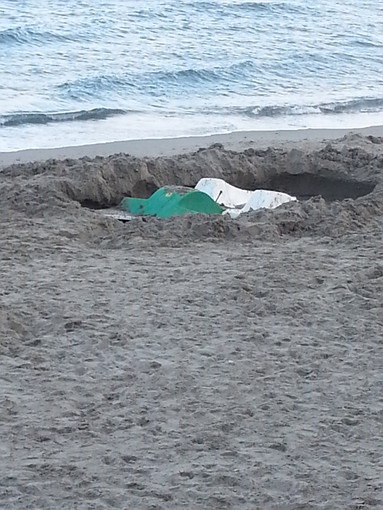 Alassio: riemergono "i tesori" nascosti dalla sabbia Alassio: riemergono "i tesori" nascosti dalla sabbia