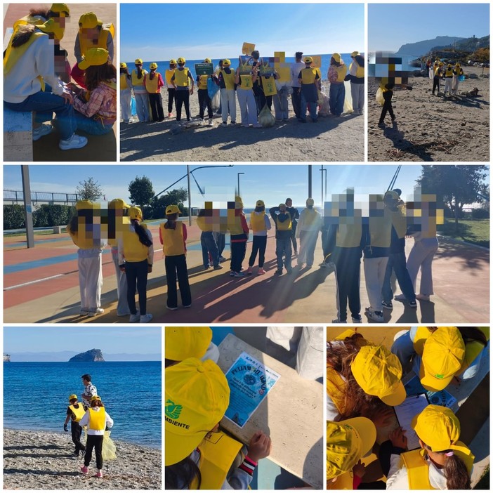 Spotorno, gli studenti della 1ª A in spiaggia per “Puliamo il Mondo” Spotorno, gli studenti della 1ª A in spiaggia per “Puliamo il Mondo”