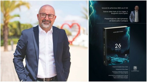 Ancora un doppio appuntamento con Giancarlo Canepa e il romanzo “26 ore di buio”