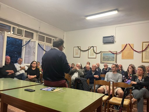 Albenga 2024, il candidato sindaco Podio a Salea: "Incontro molto partecipato, c’è grande voglia di cambiamento"