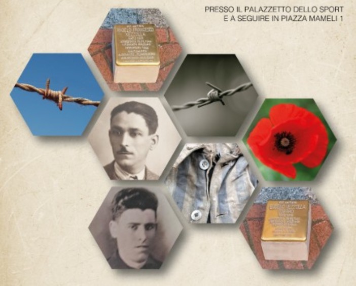 Albisola, le pietre d'inciampo per ricordare i fratelli Vezzola uccisi nei campi di concentramento Albisola, le pietre d'inciampo per ricordare i fratelli Vezzola uccisi nei campi di concentramento