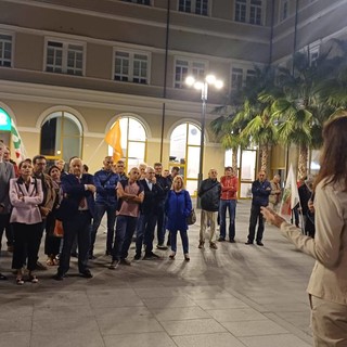 Savona, in piazza Pertini si conclude la campagna elettorale del Pd e della coalizione (FOTO)