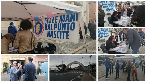 Il comitato "Nascere a Pietra" ancora in piazza per rilanciare l'appello: "Santa Corona sede opportuna per un Punto Nascite" (FOTO e VIDEO) Il comitato "Nascere a Pietra" ancora in piazza per rilanciare l'appello: "Santa Corona sede opportuna per un Punto Nascite" (FOTO e VIDEO)