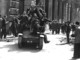 Un gruppo di partigiani festante alla liberazione di Genova nel 1945