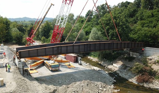 Ponte dei Chinelli, obiettivo termine lavori prima di Natale o inizio gennaio Ponte dei Chinelli, obiettivo termine lavori prima di Natale o inizio gennaio