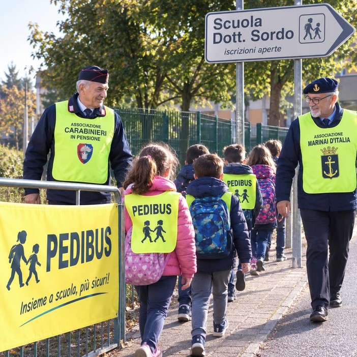Pietra, dal prossimo anno scolastico prenderà il via il servizio Pedibus per la scuola primaria Sordo Pietra, dal prossimo anno scolastico prenderà il via il servizio Pedibus per la scuola primaria Sordo