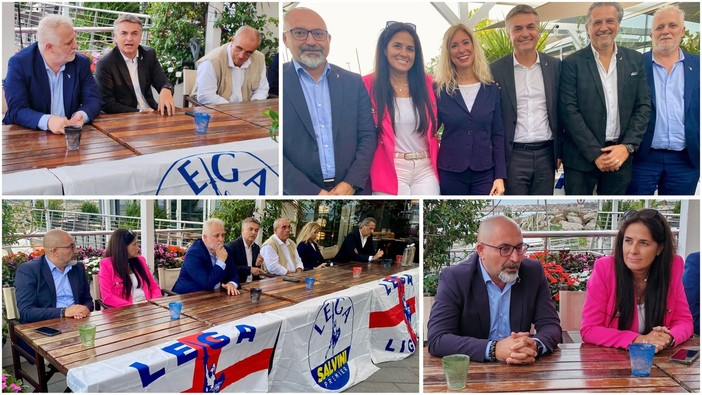 Regionali, la Lega presenta i suoi candidati per il savonese. Rixi: "Ci spinge il forte amore per il territorio, dal centrosinistra una campagna denigratoria" Regionali, la Lega presenta i suoi candidati per il savonese. Rixi: "Ci spinge il forte amore per il territorio, dal centrosinistra una campagna denigratoria"