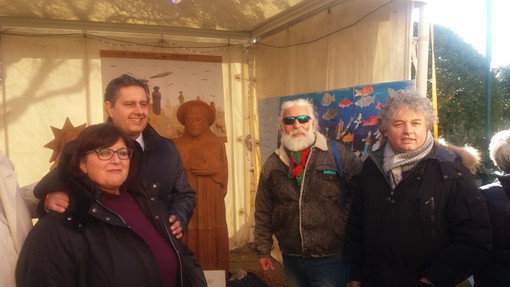 Visita di Toti al "Presepe degli Abissi" ed oggi continuano i laboratori creativi