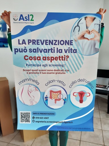 Asl 2, al via la campagna "Prevenzione è vita" per promuovere la salute e l'adesione ai programmi di screening gratuiti