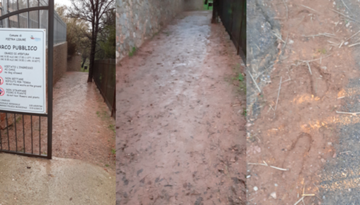 Pietra Ligure, Carrara: "Parchi pubblici in condizioni deprecabili" Pietra Ligure, Carrara: "Parchi pubblici in condizioni deprecabili"