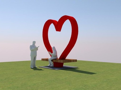 Roccavignale, in arrivo la "panchina del cuore": sarà gigante e farà compagnia alla "Big Bench" dell'artista Chris Bangle