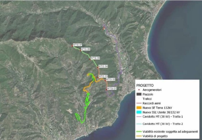Parco eolico Monte Chiappa, presentate dal Comune di Andora considerazioni su aspetti normativi, paesaggistici, ambientali ed urbanistici