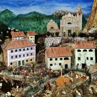 Un presepe artistico a Calice Ligure