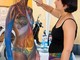 L'artista valbormidese Monica Porro al concorso di body painting "Rabarama Skin Art Festival" (FOTO)