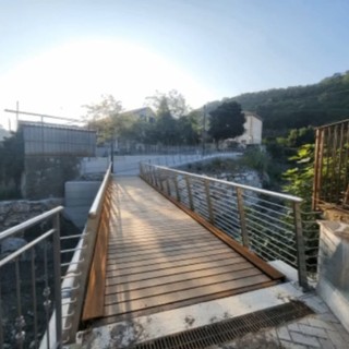 Vado, fruibile la nuova passerella ciclopedonale a Sant'Ermete