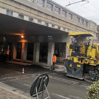 Piano asfalti: oggi ad Albenga gli operai in piazza Matteotti, domani a Pontelungo