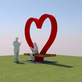 Roccavignale, in arrivo la "panchina del cuore": sarà gigante e farà compagnia alla "Big Bench" dell'artista Chris Bangle