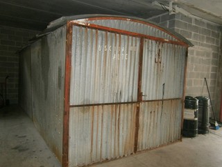 La baracchetta che è stata sgomberata;