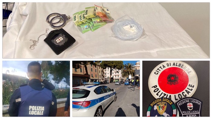 Albenga, lotta allo spaccio di droga: due arresti della polizia locale