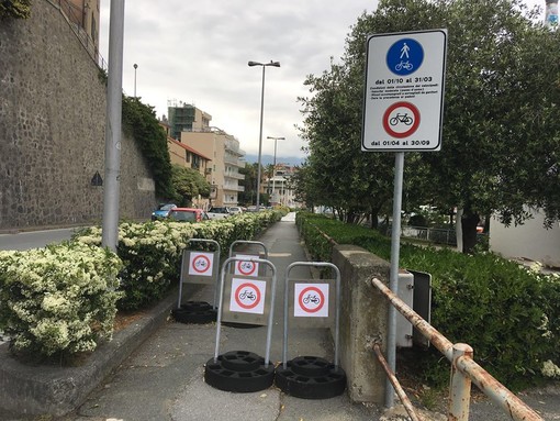 Albissola, passeggiata degli Artisti vietata alle biciclette da aprile a fine settembre. Sindaco Nasuti: "Sensibilizziamo i cittadini"
