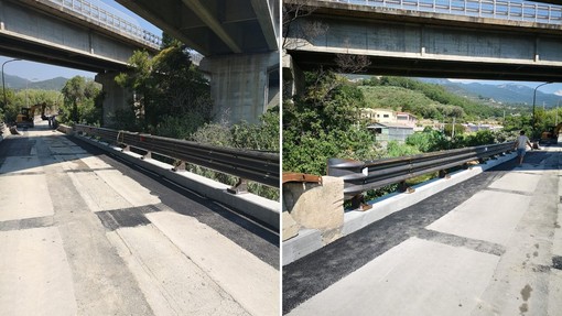 Loano, sospesi i lavori sul ponte dei Meceti, il 15 luglio la riapertura Loano, sospesi i lavori sul ponte dei Meceti, il 15 luglio la riapertura