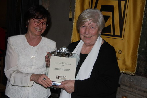 “Una donna per la sua Città”: lo Zonta Club Alassio-Albenga conferisce il premio a Maria Celeste Paoli Maineri