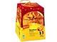 Un pezzo di metallo nel panettone italiano con il marchio Billa