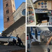 Albenga, il P66C dell’Aeroclub di Villanova sarà in mostra permanente nella rotonda di Regione Cavallo