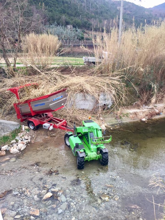 Tovo San Giacomo: continua la pulizia del torrente Maremola