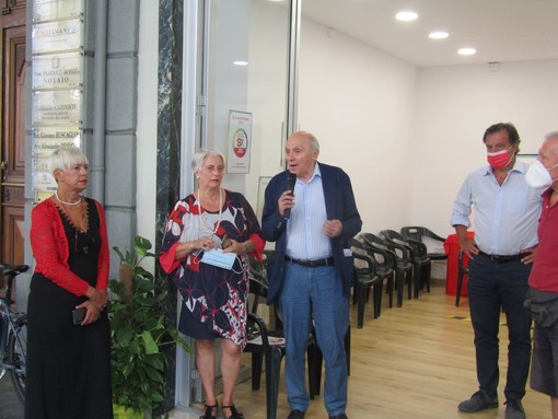 Comunali 2021, Sinistra per Savona inaugura il point in via Paleocapa e presenta i 32 candidati (FOTO)