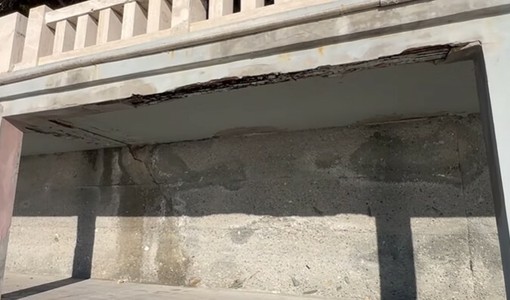 Celle, corrosione dei ferri sulla passeggiata ai Piani: intervento di ripristino del Comune