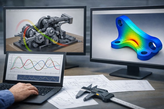 Simulazione dinamica e analisi FEM: guida pratica per il progettista moderno