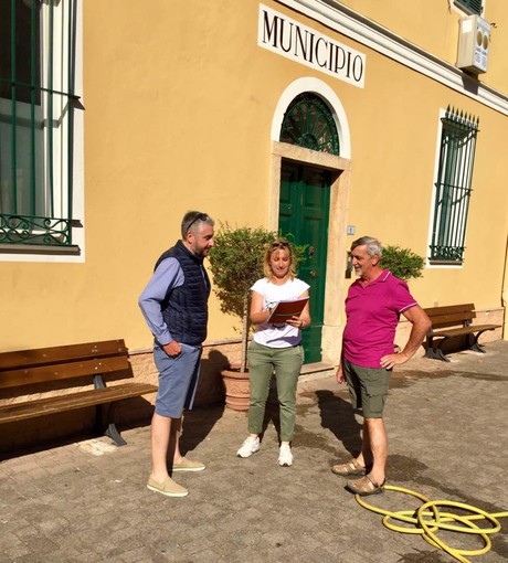 Tovo, sopralluogo della Provincia lungo la Sp 4 Tovo, sopralluogo della Provincia lungo la Sp 4