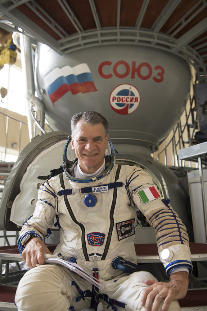 L'astronauta Paolo Nespoli ospite di "Scienza Fantastica" a Spotorno L'astronauta Paolo Nespoli ospite di "Scienza Fantastica" a Spotorno