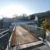 Vado, fruibile la nuova passerella ciclopedonale a Sant'Ermete Vado, fruibile la nuova passerella ciclopedonale a Sant'Ermete