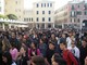 Gli studenti in piazza Sisto