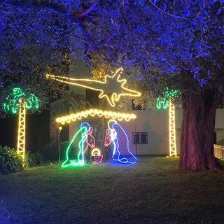 Garlenda: il presepe luminoso torna a risplendere per le feste