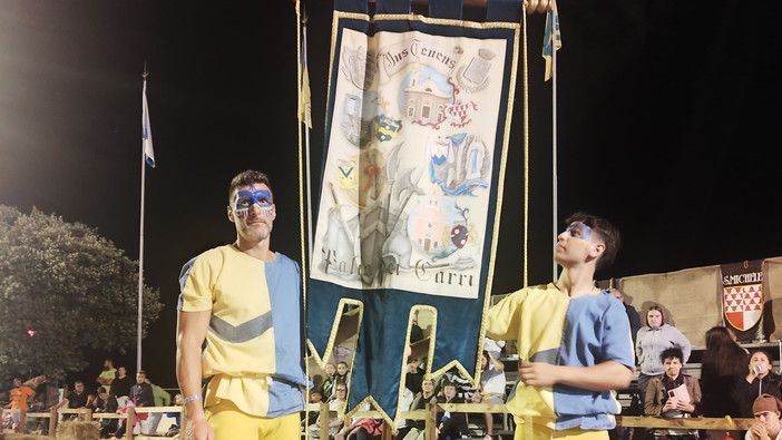 Luca Battaglia e Paolo Rovelli, contradaioli di San Lorenzo Luca Battaglia e Paolo Rovelli, contradaioli di San Lorenzo