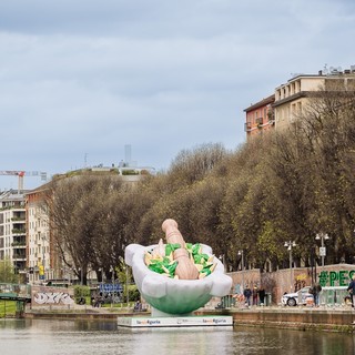 Pesto Masterpiece of Liguria: il maxi mortaio della Regione arriva anche in Darsena a Milano