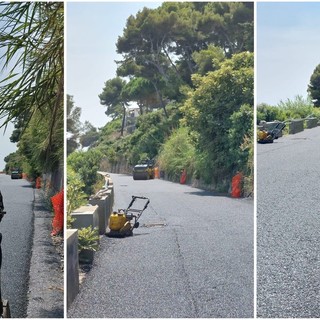 Ad Andora iniziata la posa della pista ciclabile: percorrerà il vecchio tracciato ferroviario