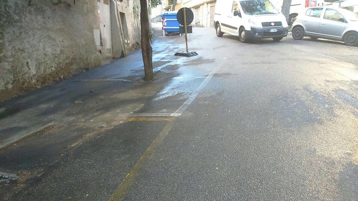 Savona, intervento di Ata in via Monte Grappa