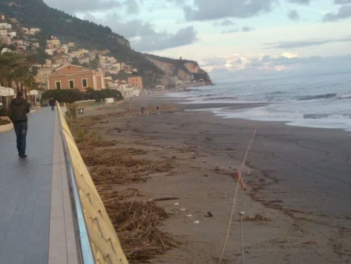 Pietra Ligure si attiva per pulire le spiagge colpite dalla mareggiata Pietra Ligure si attiva per pulire le spiagge colpite dalla mareggiata