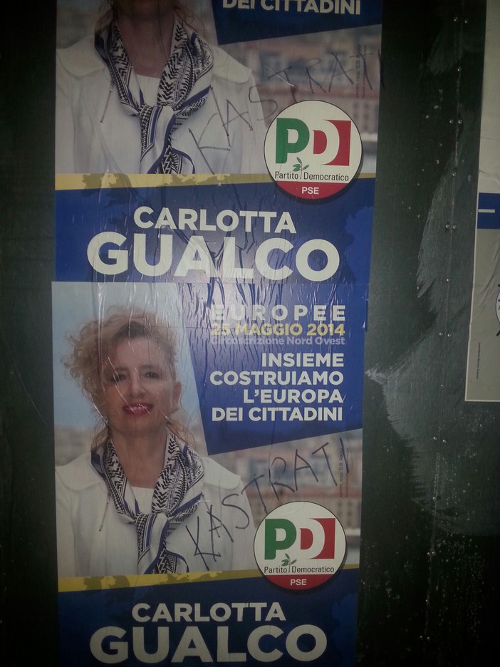 Finale Ligure, i vandali colpiscono le candidate alle europee Ronzulli e Gualco