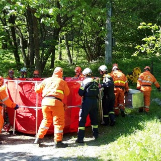 Esercitazione interregionale incendi boschivi: in Piemonte i volontari Aib di Albisola e Varazze